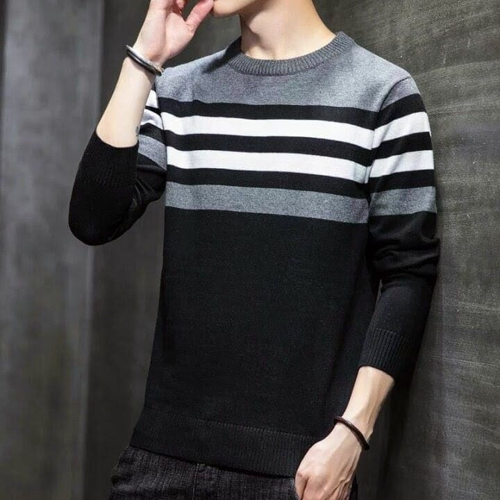 ⁦بلوفر مقلم⁩ - الصورة ⁦2⁩