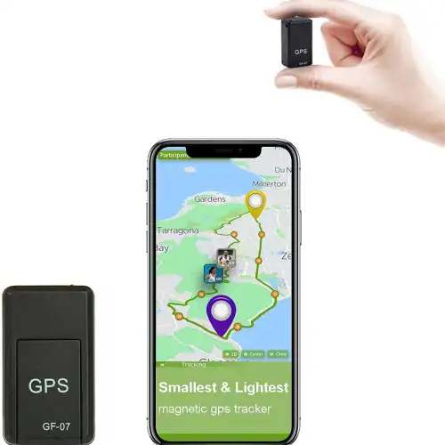 ⁦Mini Magnetic GPS Tracker GF-07 – جهاز تتبع صغير مغناطيسي⁩ - الصورة ⁦2⁩