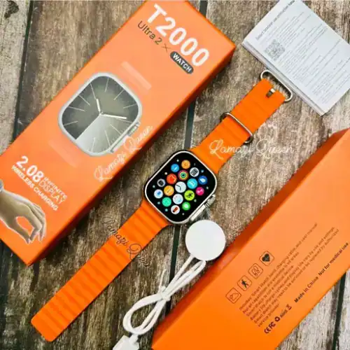 ⁦ساعة T2000 Ultra 2 الذكية بشاشة كبيرة ومكالمات بلوتوث – Smart Watch Series 9⁩ - الصورة ⁦2⁩