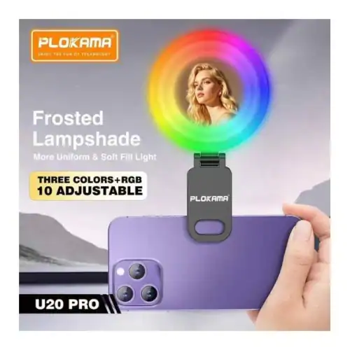 ⁦رينج لايت RGB للموبايل والتصوير بإضاءة LED احترافية⁩ - الصورة ⁦3⁩
