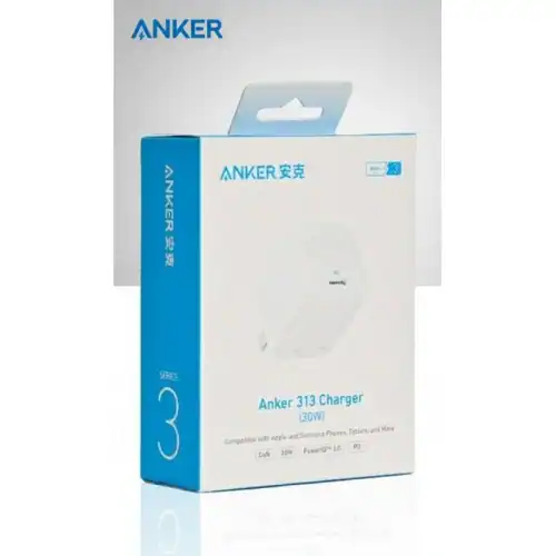 ⁦شاحن Anker 313 USB-C سريع 30W بتقنية GaN⁩ - الصورة ⁦3⁩