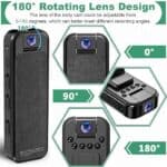 ⁦كاميرا مراقبة صغيرة قابلة للارتداء WiFi Full HD 1080P⁩ - الصورة ⁦6⁩