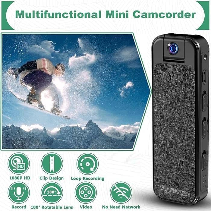 ⁦كاميرا مراقبة صغيرة قابلة للارتداء WiFi Full HD 1080P⁩ - الصورة ⁦4⁩
