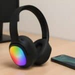 ⁦سماعة هيدفون بلوتوث RGB لاسلكية Lelisu LS-257⁩ - الصورة ⁦4⁩
