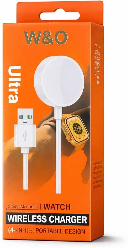 ⁦شاحن مغناطيسي للساعات الذكية X8 Ultra و X9 Ultra – شاحن لاسلكي USB سريع⁩ - الصورة ⁦3⁩
