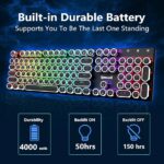 ⁦كيبورد جيمينج RGB للألعاب – لوحة مفاتيح Gaming سريعة الاستجابة للكمبيوتر واللاب⁩ - الصورة ⁦2⁩