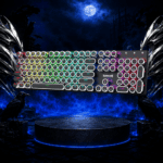 كيبورد جيمينج RGB للألعاب – لوحة مفاتيح Gaming سريعة الاستجابة للكمبيوتر واللاب