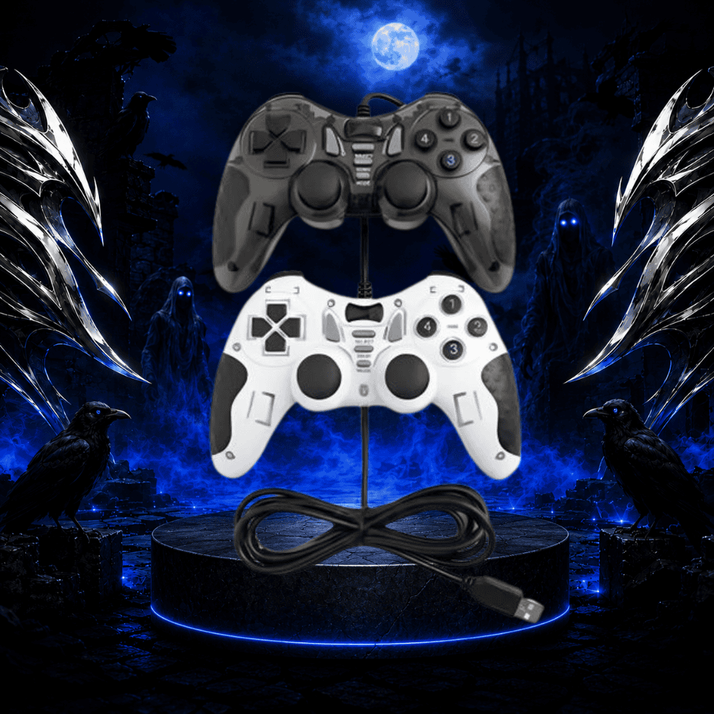 ⁦دراع ألعاب Double Shock للايفون والكمبيوتر والبلايستيشن – Game Controller باهتزاز مزدوج⁩ - الصورة ⁦1⁩