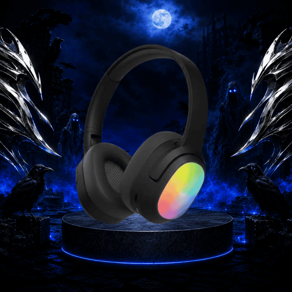 ⁦سماعة هيدفون بلوتوث RGB لاسلكية Lelisu LS-257⁩ - الصورة ⁦1⁩