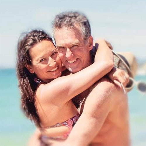 Blake and Annie photo at the beach in the South of France