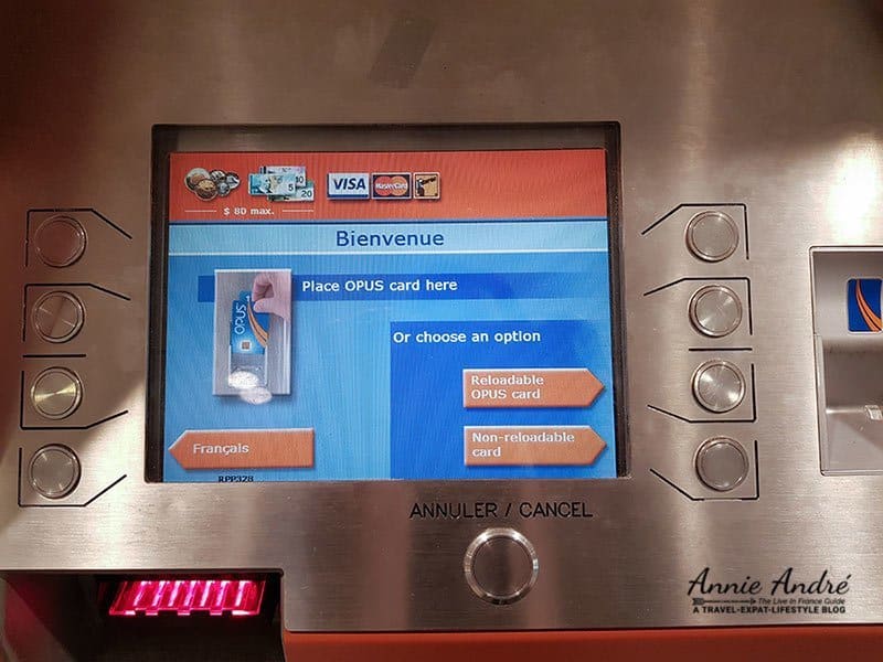 747 express airport bus ticket vending machines screen