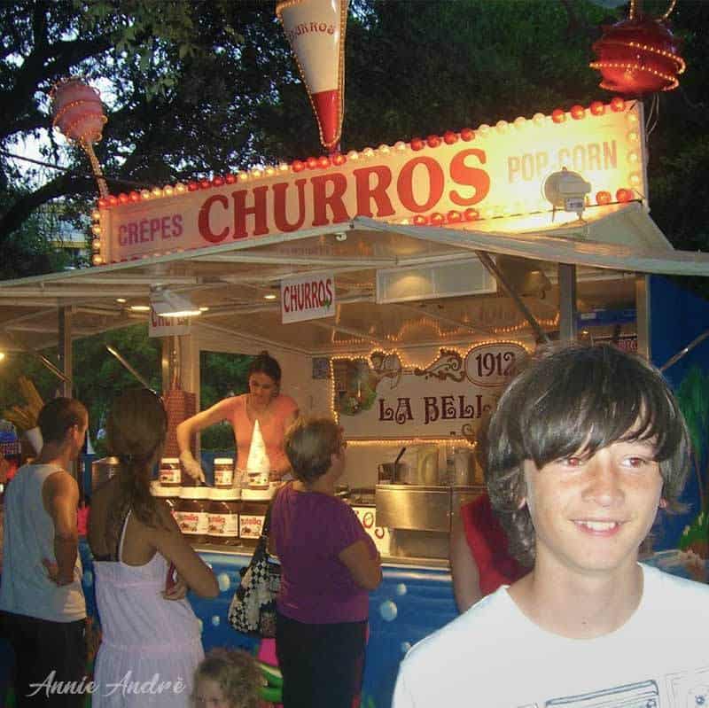 Churros are a staple at Christmas markets and fairs across France