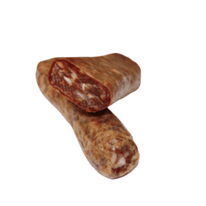 Soppressata di suino nero d'abruzzo biologica di VerdeBios azienda agricola biologica.