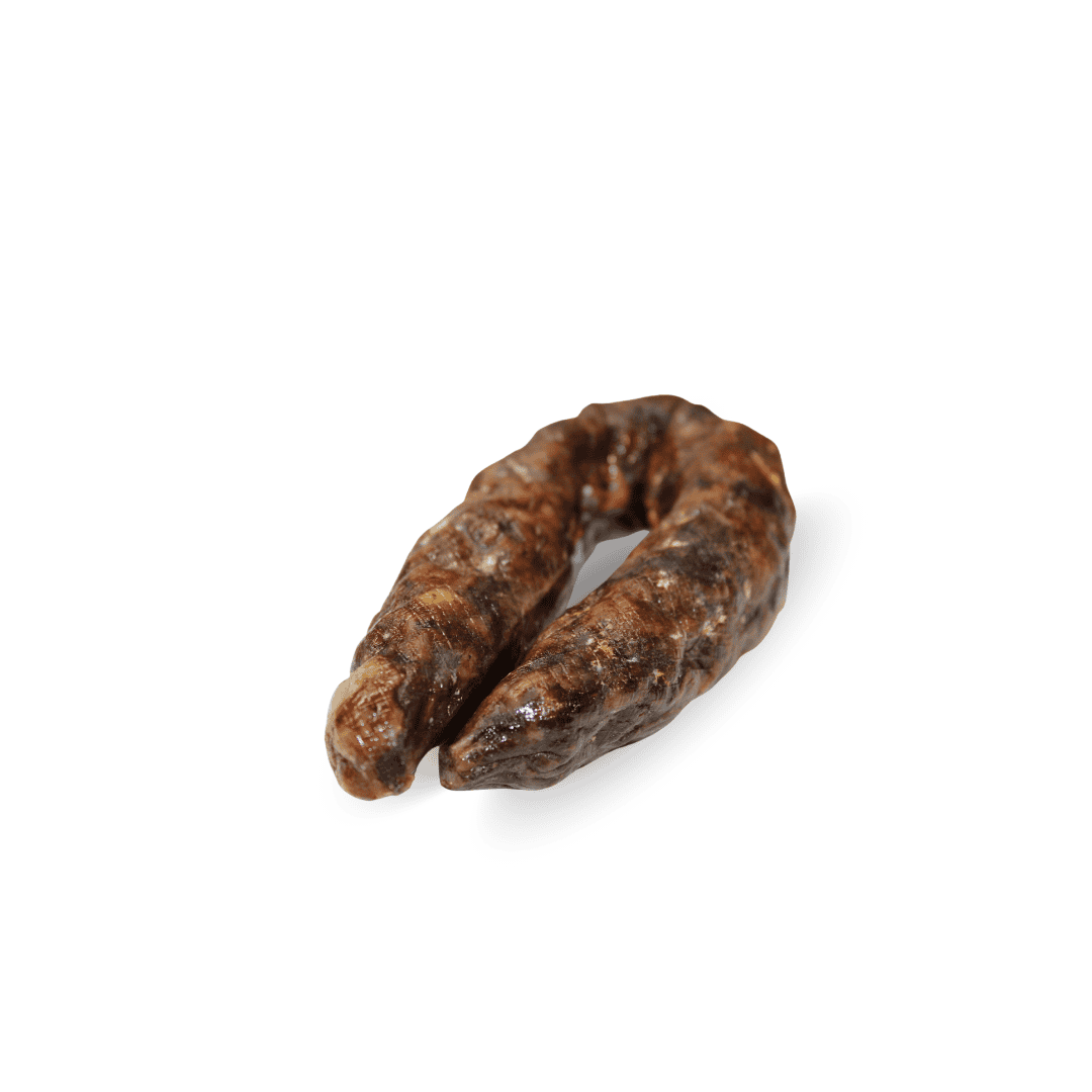 Salsiccia di fegato di suino nero d'abruzzo biologica di VerdeBios azienda agricola biologica.
