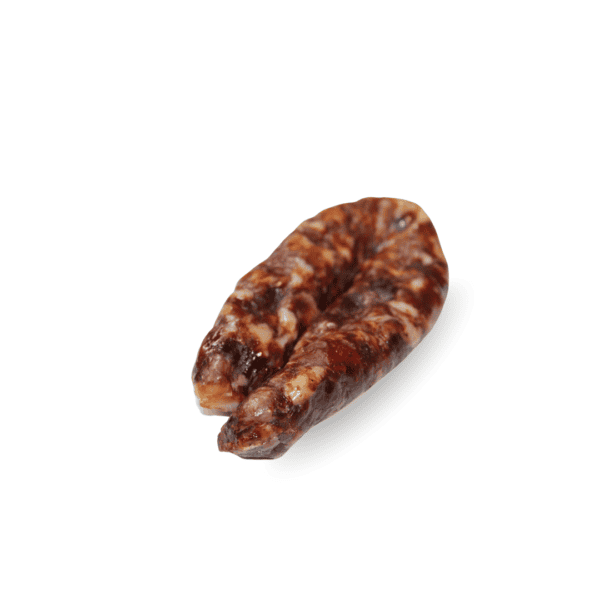 Salsiccia piccante di suino nero d'abruzzo biologica di VerdeBios azienda agricola biologica.