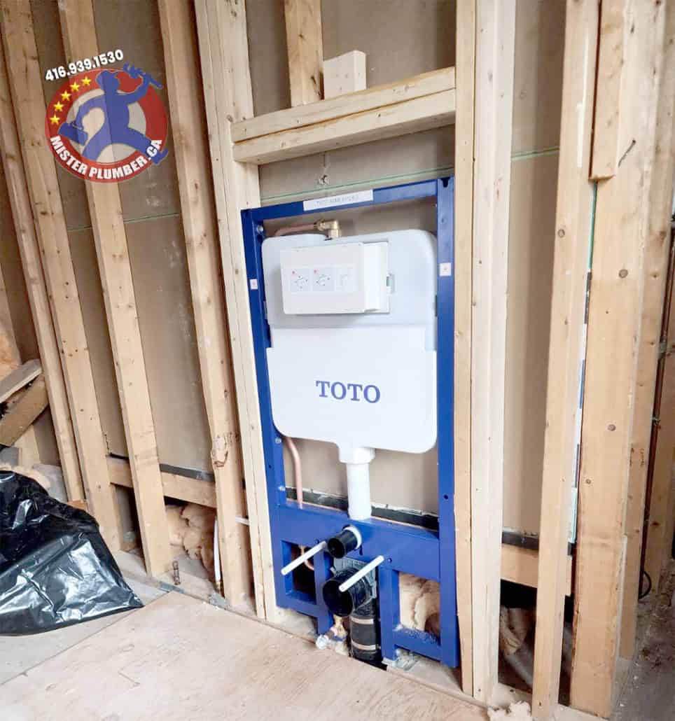 WallHung Toilet Frame Mounting and Installation Mister Plumber