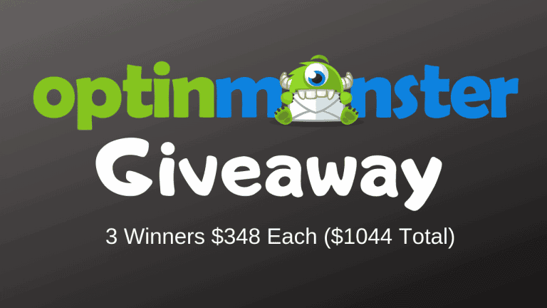 OptinMonster Pro Giveaway – 1 Year License For 3 Winners (Worth $1044)