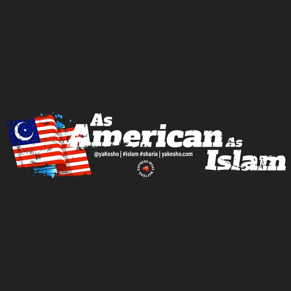 As American As Islam Joggers Design
