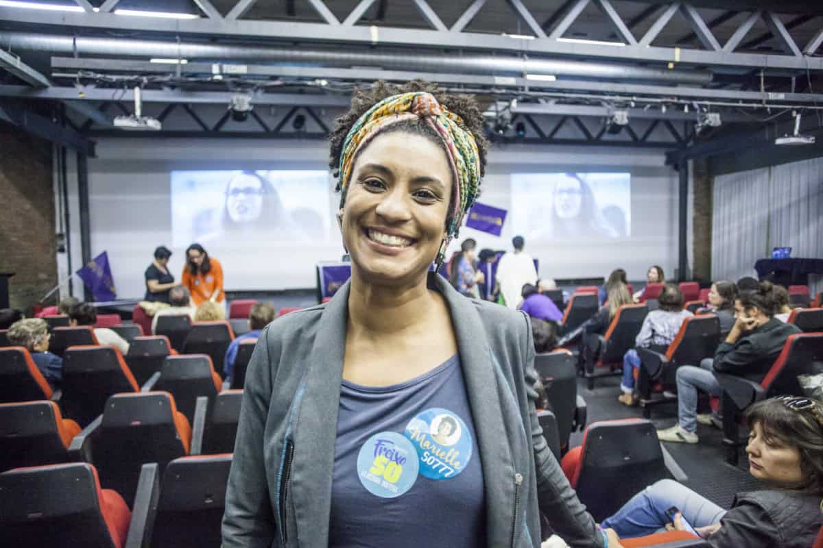 Marielle Franco, an Afro-Brazilian politician, and human rights defender. Fighting anti-black racism