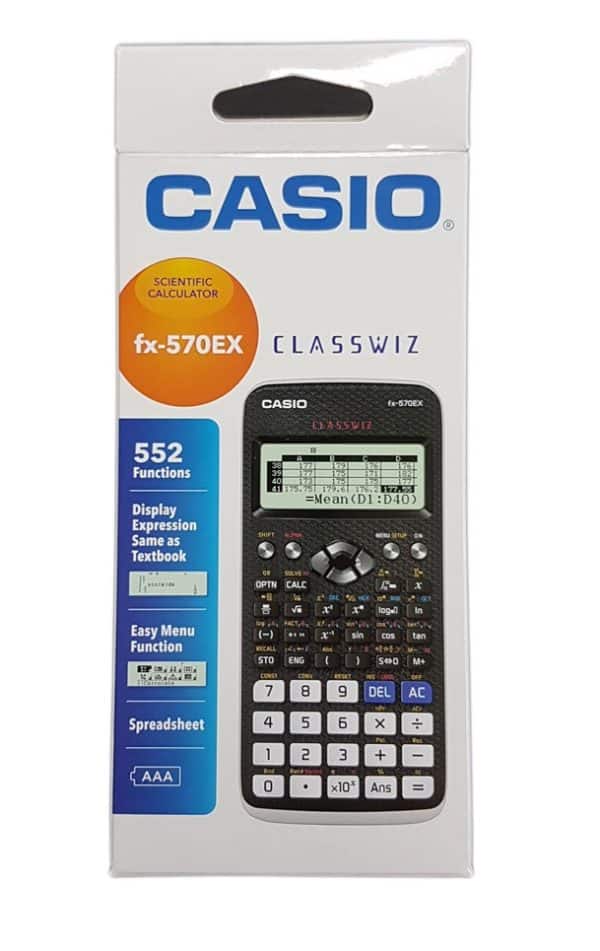 ⁦آلة حاسبة كاسيو FX-570EX⁩ - الصورة ⁦2⁩