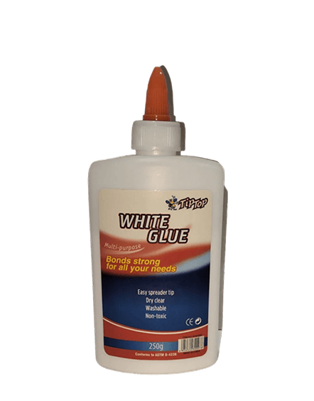 ⁦TipTop White Glue 250ml⁩ - الصورة ⁦1⁩