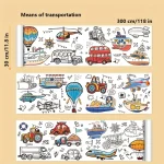 ⁦رول ورقي للتلويــــن - 3 متر⁩ - الصورة ⁦5⁩