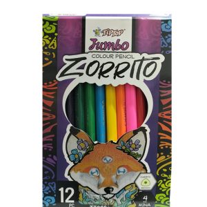 Tiptop jumbo color pencil zorrito