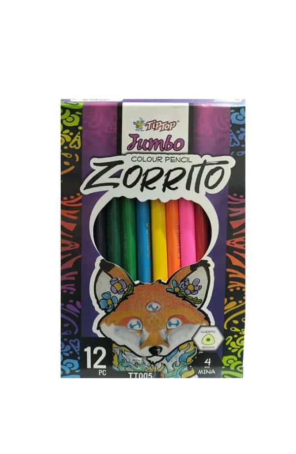 ⁦Tiptop jumbo color pencil zorrito⁩ - الصورة ⁦1⁩