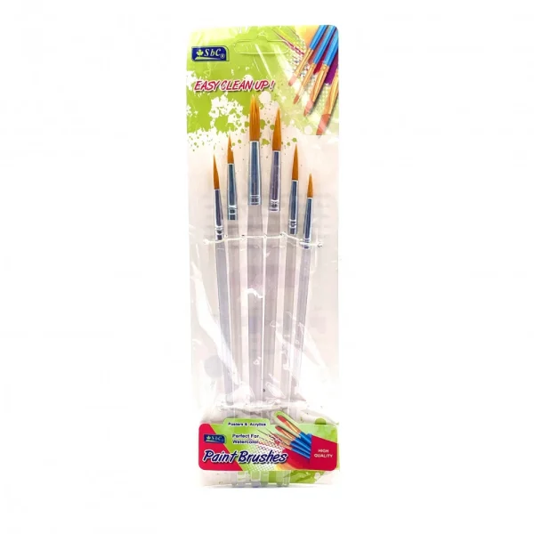 ⁦Sbc Brush Set 6pcs⁩ - الصورة ⁦1⁩