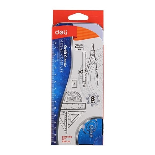 ⁦علبة أدوات هندسية – (شركة Deli G305)⁩ - الصورة ⁦1⁩