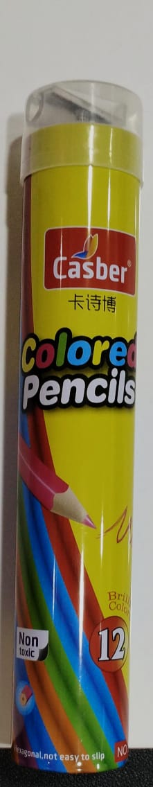 ⁦Casber 12 colored pencils⁩ - الصورة ⁦2⁩