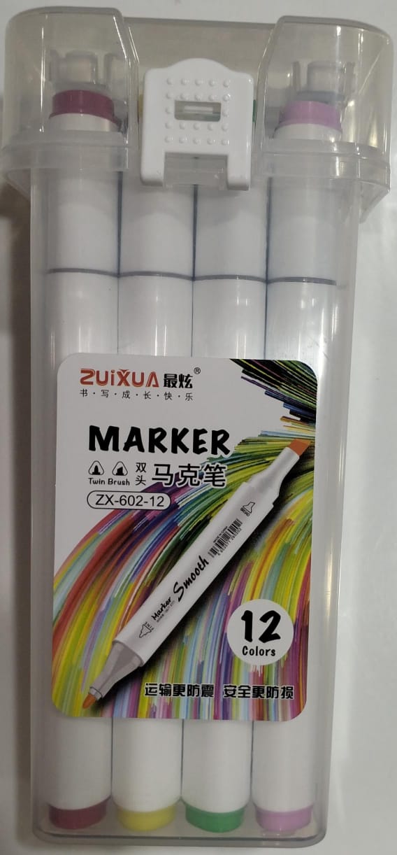 ⁦Zuxuz marker 12colors⁩ - الصورة ⁦2⁩