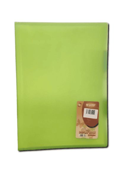 ⁦Partner Clear Book A4 Assorted Colors 10Pockets⁩ - الصورة ⁦1⁩