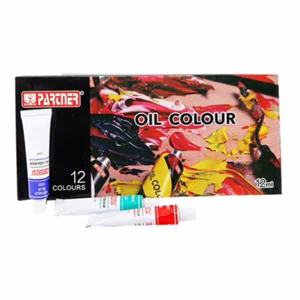 ⁦Partner oil colour 12 colours⁩ - الصورة ⁦1⁩