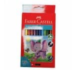 faber castell jumbo 12 colour pencils