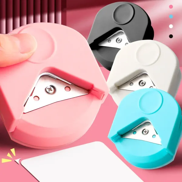 ⁦Corner Rounder Round Cutter Small Rounder Chamferer Loose-leaf Curved Photo Cutter For Cards⁩ - الصورة ⁦1⁩