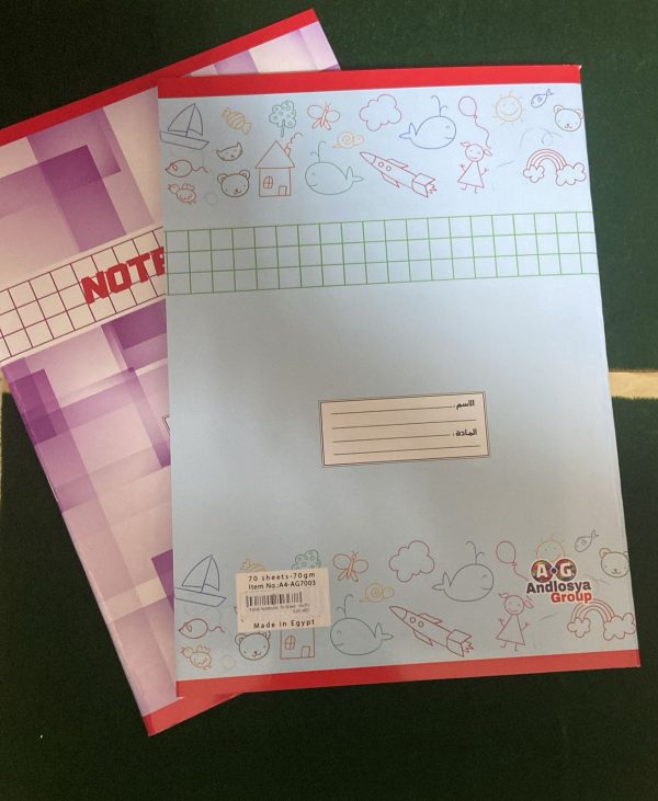 ⁦RANA Notebook 70 Sheet - MATH 10MM⁩ - الصورة ⁦1⁩