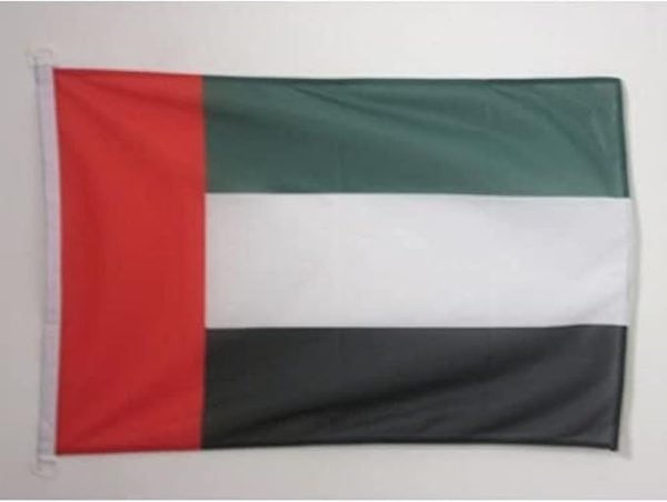 ⁦علم الامارات العربية المتحدة 90 × 60 سم⁩ - الصورة ⁦1⁩