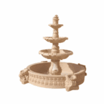 Adwar fountain with beige resin basin