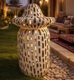 ⁦اضاءة مشروم  ثلاثي فايبر⁩ - الصورة ⁦2⁩