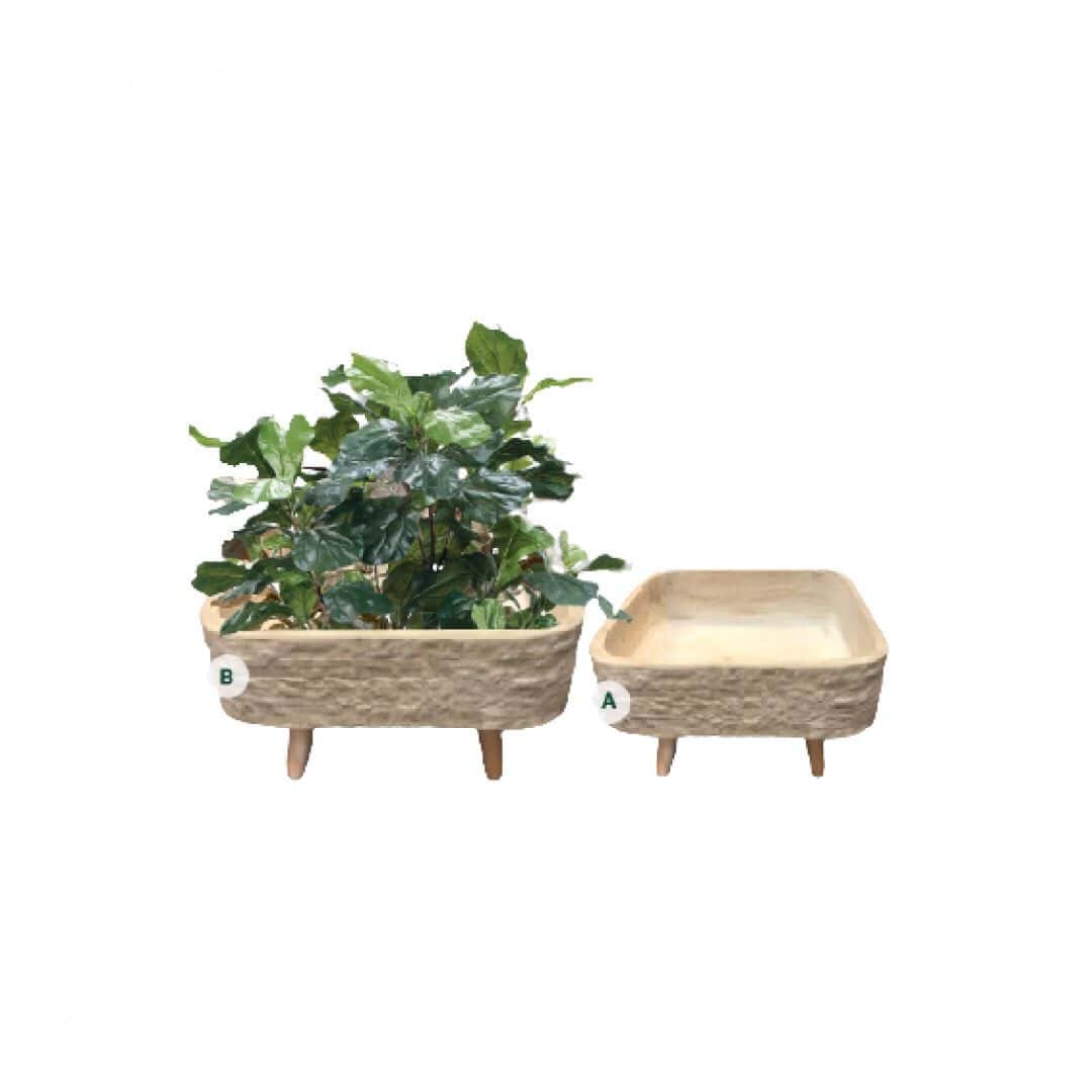 Fiber sinks Fiber planters
