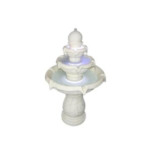 Resin fountain with led lighting