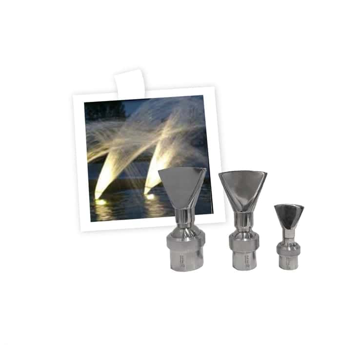 Distinctive moving triangle fountain head Distinctive moving triangle fountain head