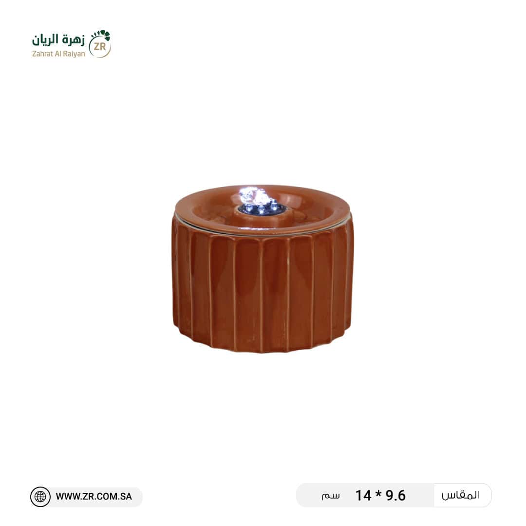 IMG-20240323-WA0013 نافورة مكتبية سيراميك مضلعة مقاس 14 سم - Image 1