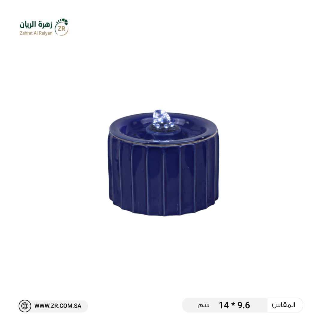 IMG-20240323-WA0015 نافورة مكتبية مضلعة مودرن بلون كحلي - الصورة 1