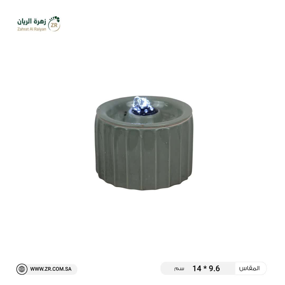 IMG-20240323-WA0017 نافورة مكتبية مودرن مضلعة لون عشبي - Image 1