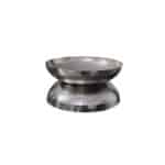 Indian metal basin, two layers, silver color