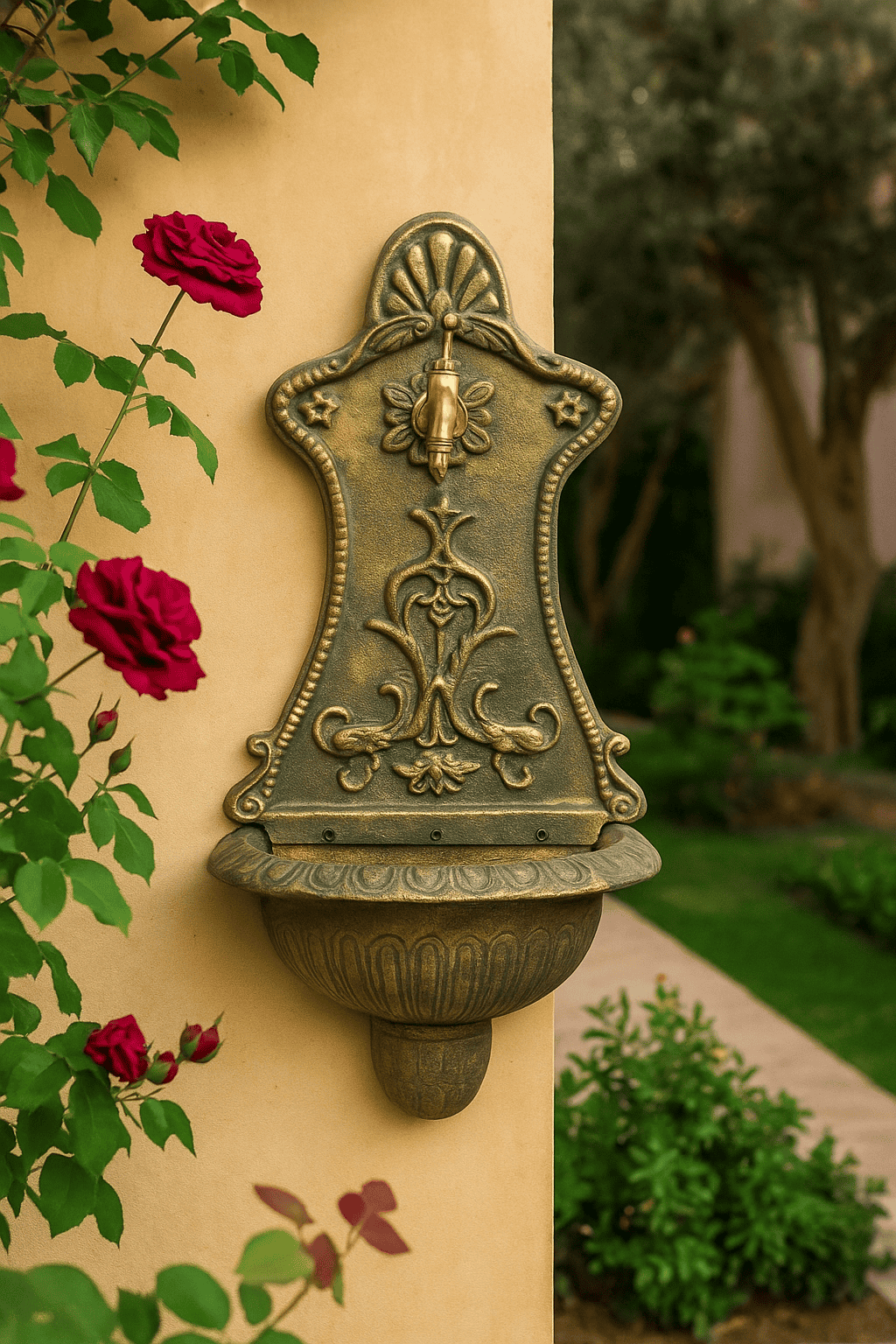 فوهة وصنبور لنافورة جدارية - Image 2