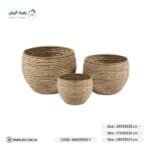 ⁦حوض دائري من الخوص⁩ - الصورة ⁦2⁩