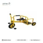 دراجة 3عجلات مع مقعد لون اصفر